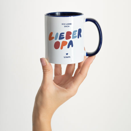 Tasse Objekte Blau Liebe Farben II