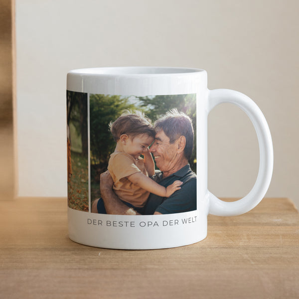 Tasse Objekte Weiß Großelterntag foto