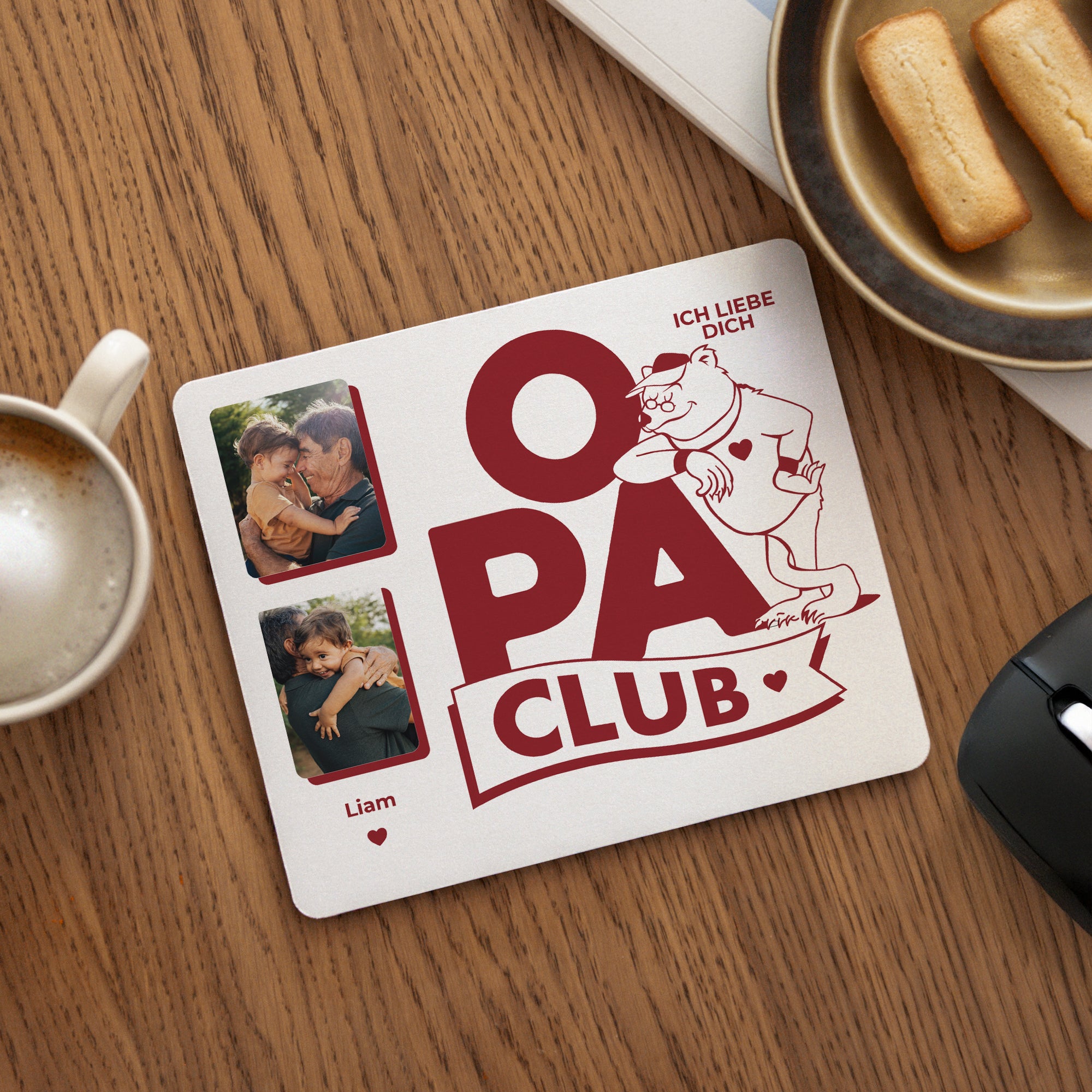 Mousepad Objekte Rechteck Opa Bär Club foto N° 1