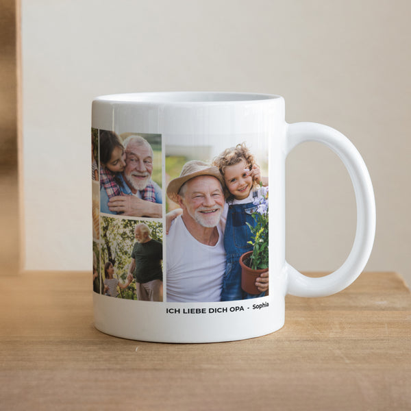 Tasse Objekte Weiß Unsere schönsten Momente foto