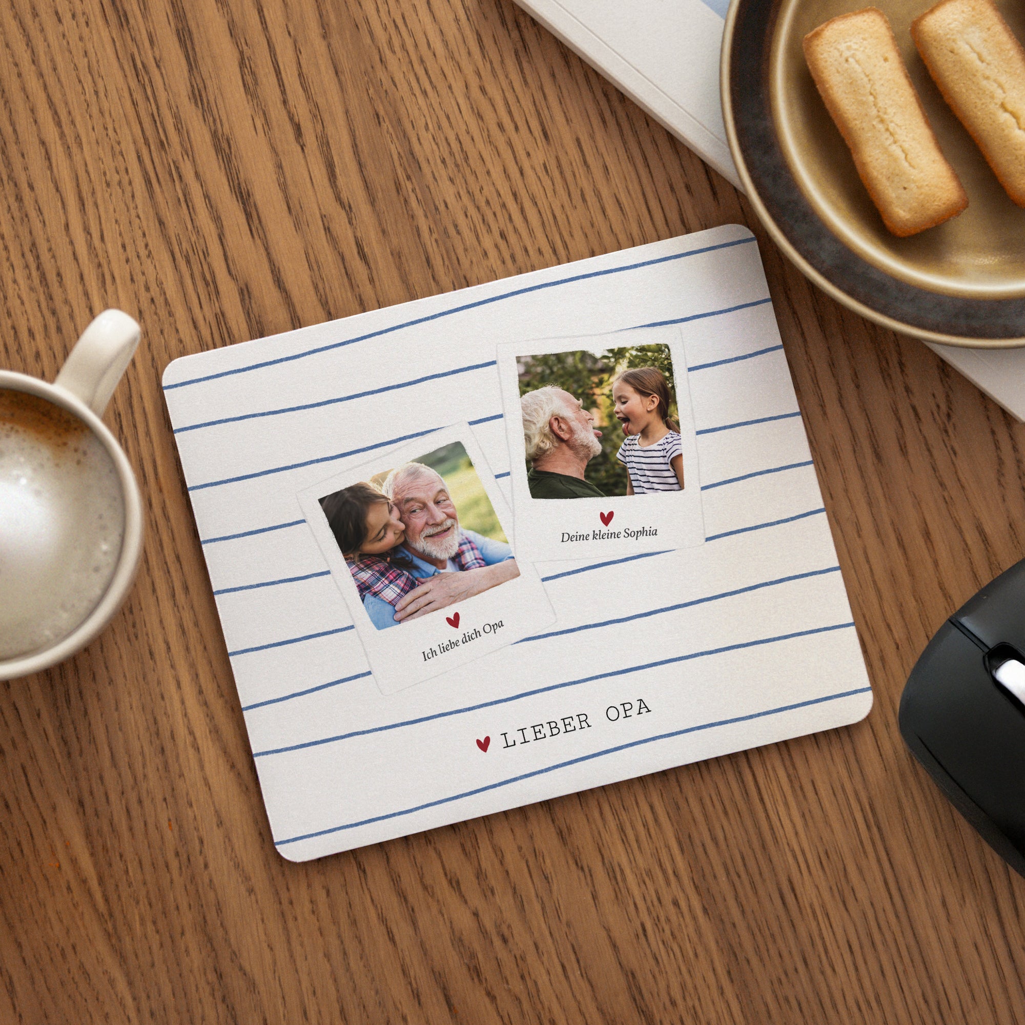 Mousepad Objekte Rechteck Opa Huhn foto N° 1