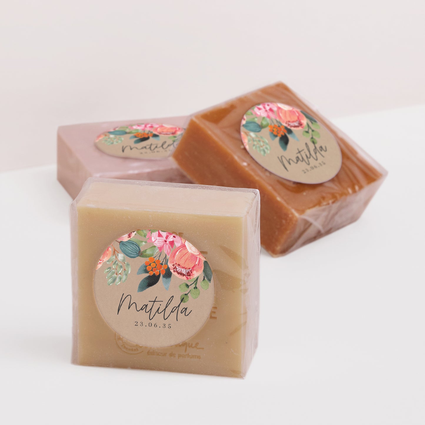 Sticker Geburt Rund Baby Bloom foto N° 3