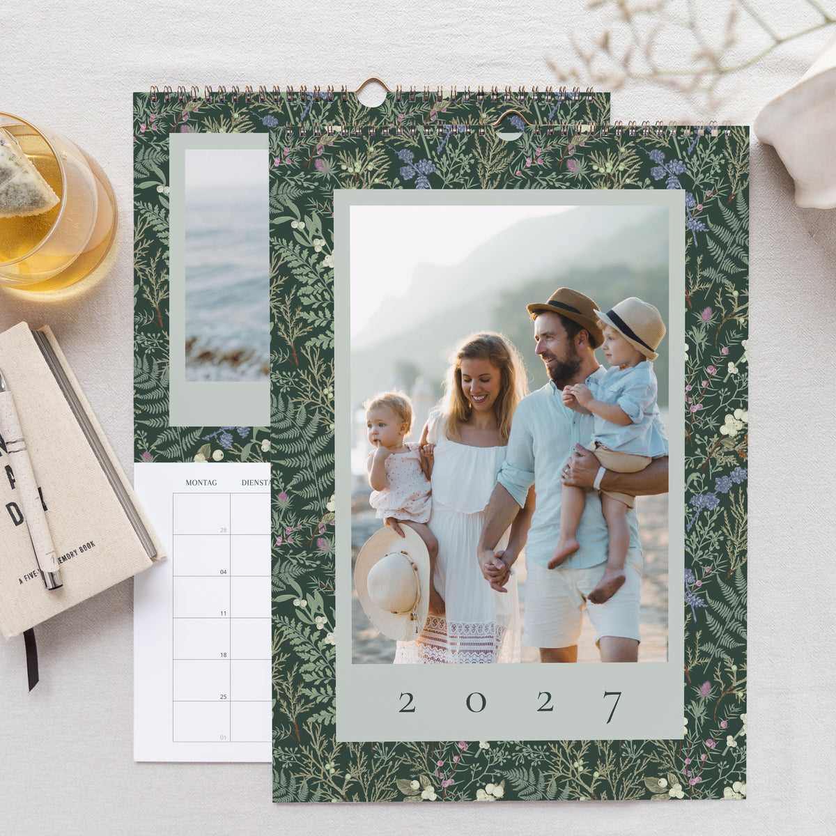 Kalender Weihnachten Wandgemälde A3 Winterlaub foto N° 1