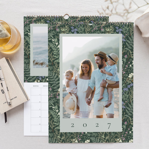 Kalender Weihnachten Wandgemälde A3 Winterlaub foto