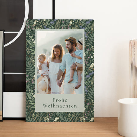 Fotorahmen Weihnachten PortraitPorträt Winterlaub