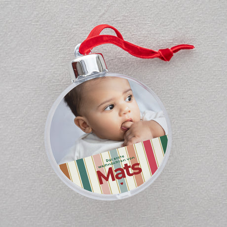 Weihnachtskugel Weihnachten Runde Der erste meiner Weihnachten