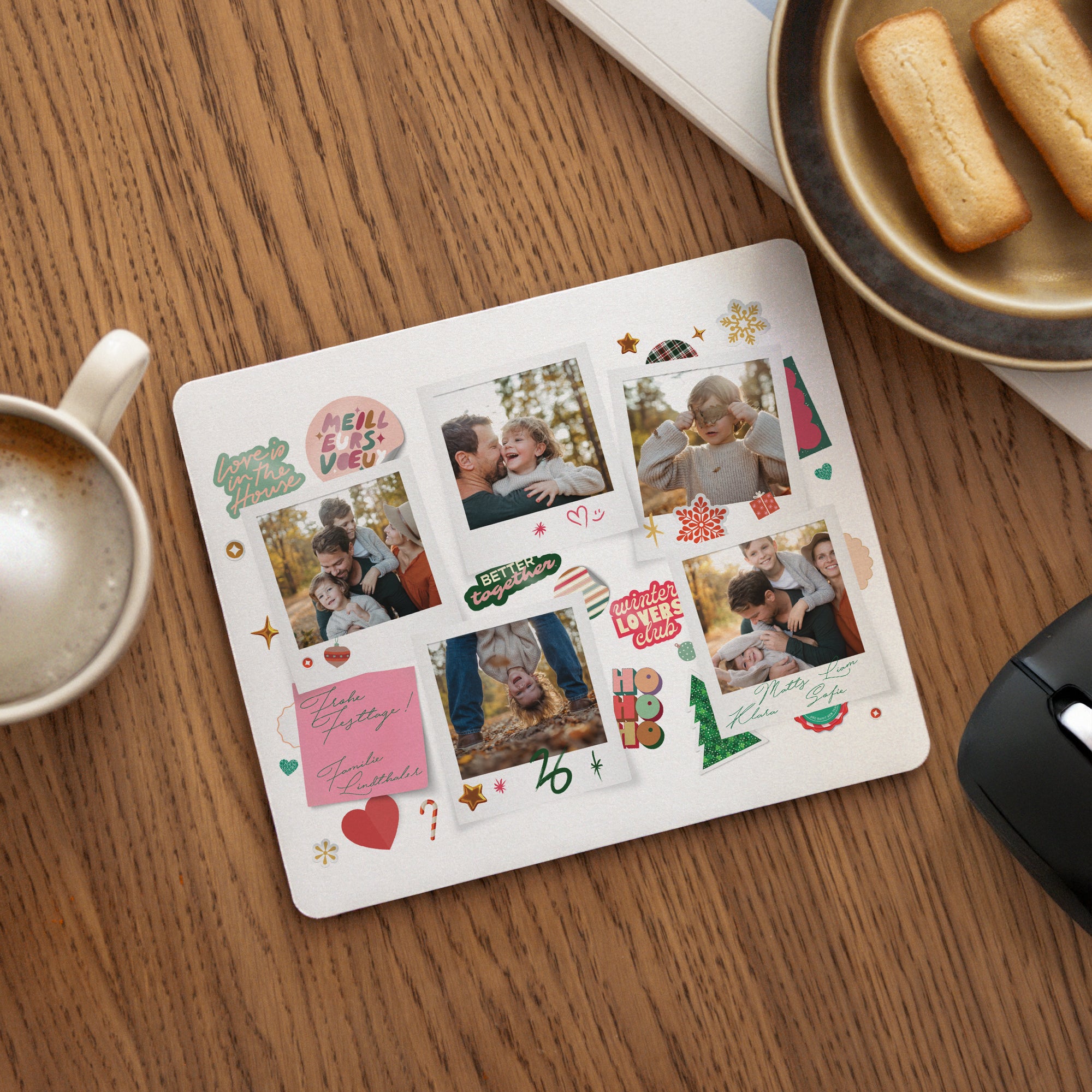 Mousepad Weihnachten Rechteck Winter-Polares foto N° 1