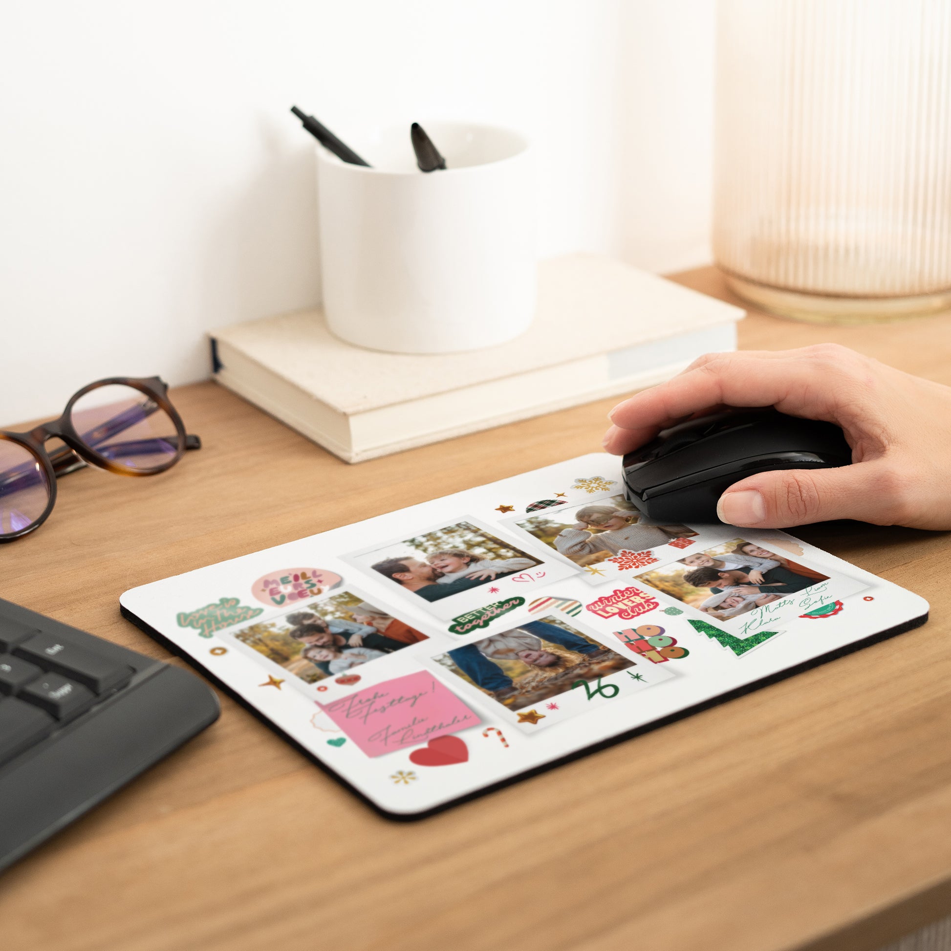 Mousepad Weihnachten Rechteck Winter-Polares foto N° 2