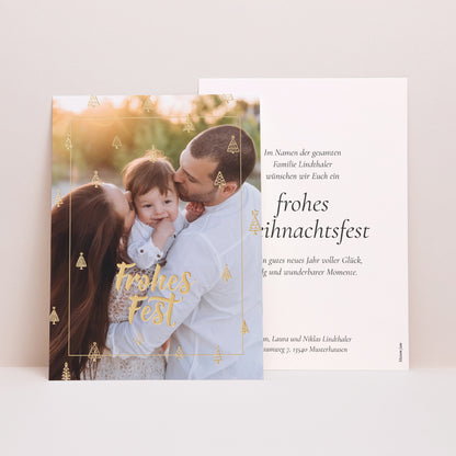 Weihnachtskarte Weihnachten Unter den Tannenzweigen foto N° 1