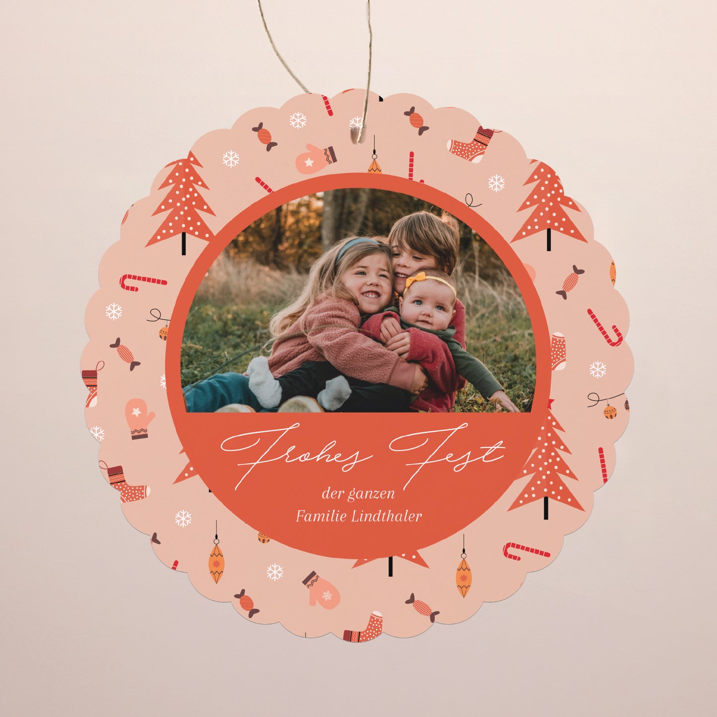 Weihnachtskarte Weihnachten Zum Aufhängen Wertvolle Momente foto N° 1