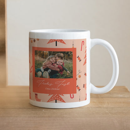 Tasse Weihnachten Weiß Wertvolle Momente foto N° 1