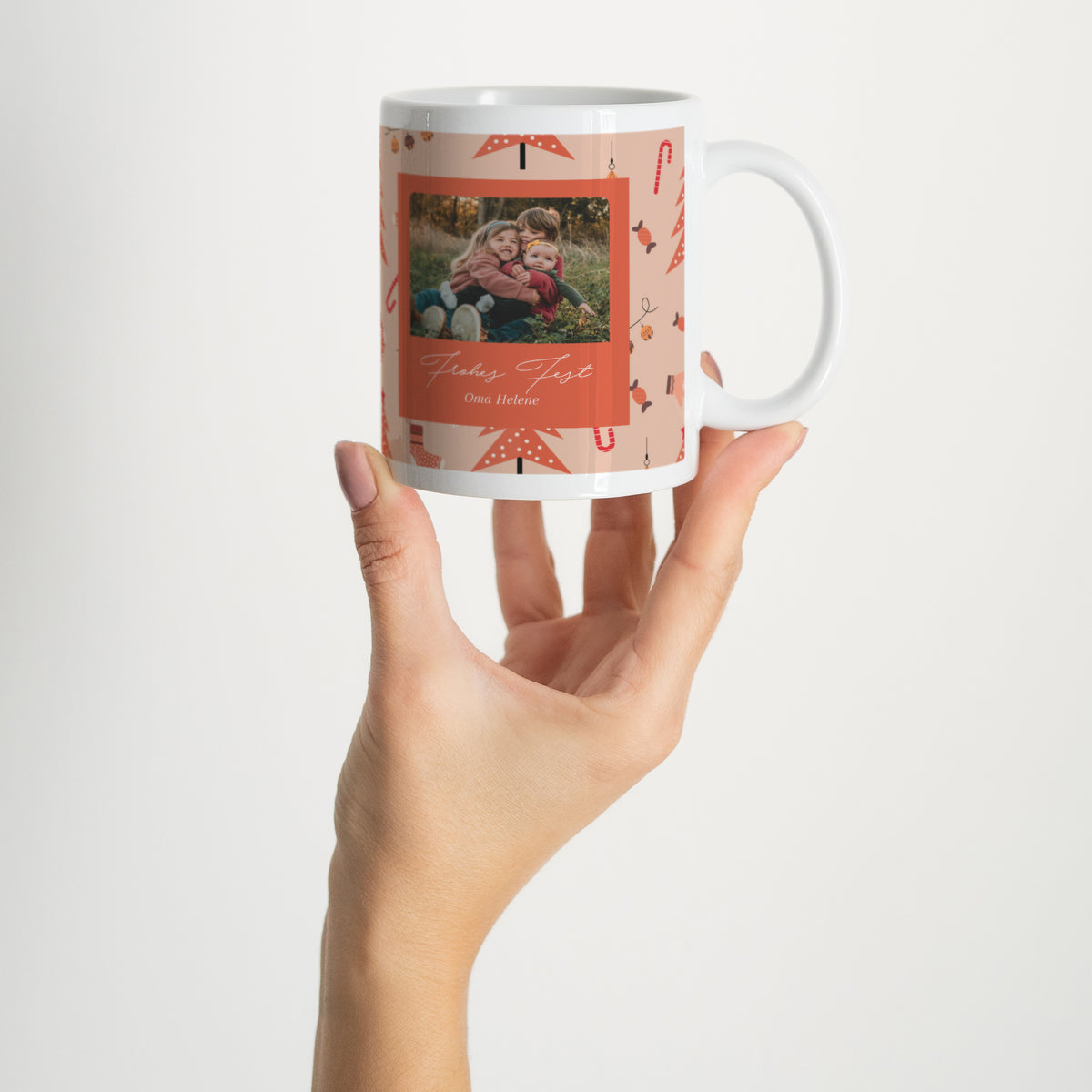 Tasse Weihnachten Weiß Wertvolle Momente foto N° 2
