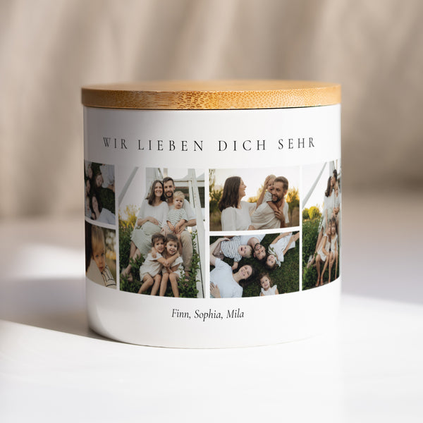 Keramiktopf Weihnachten 48 cl Weihnachten in Fotos foto