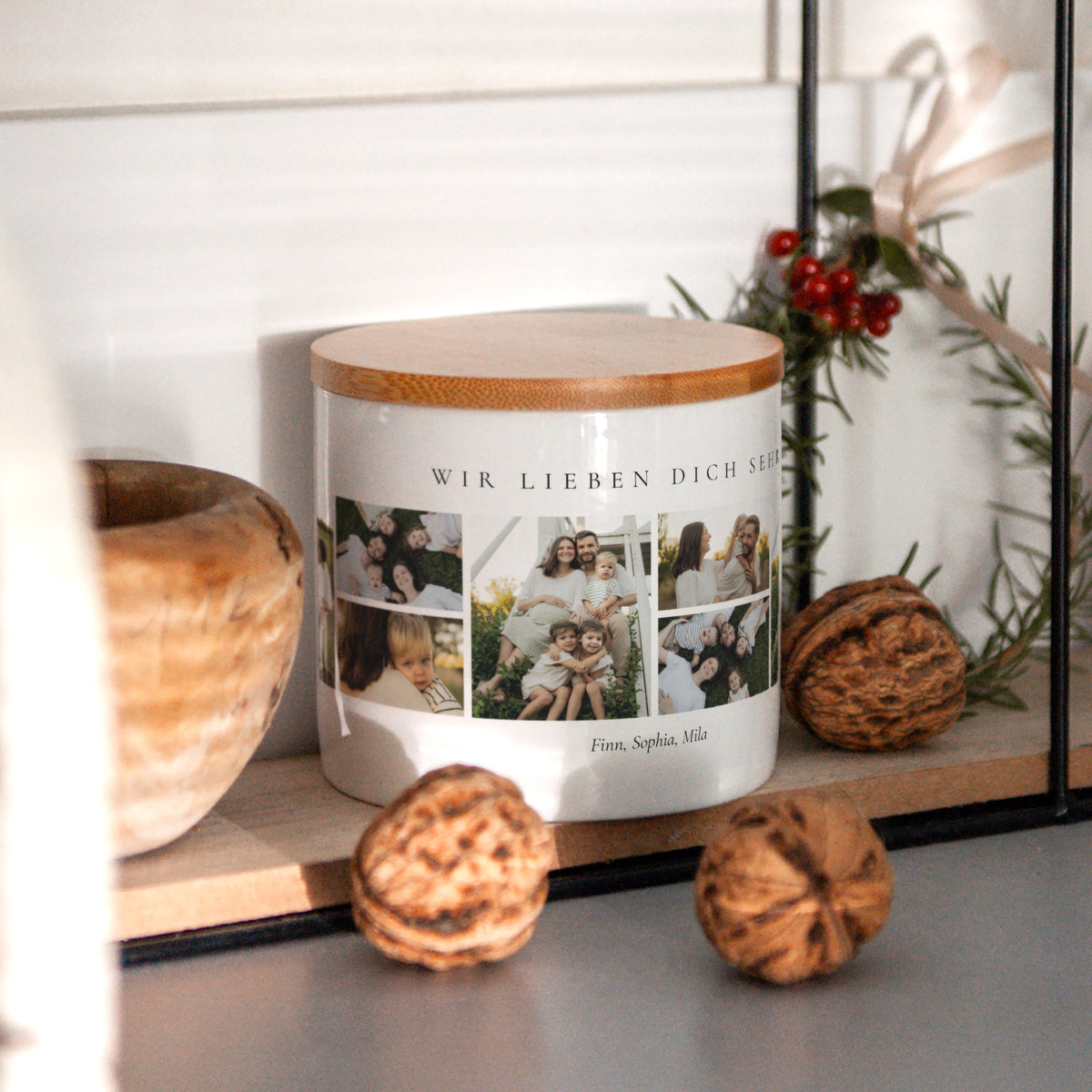 Keramiktopf Weihnachten 48 cl Weihnachten in Fotos foto N° 4