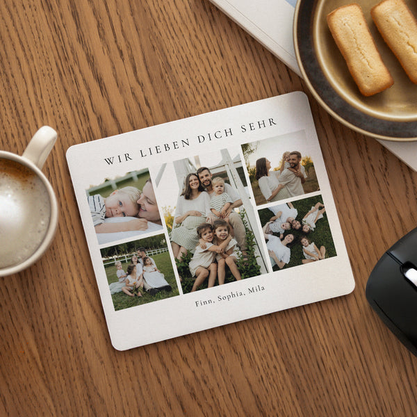 Mousepad Weihnachten Rechteck Weihnachten in Fotos foto