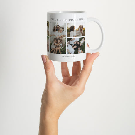 Tasse Weihnachten Weiß Weihnachten in Fotos