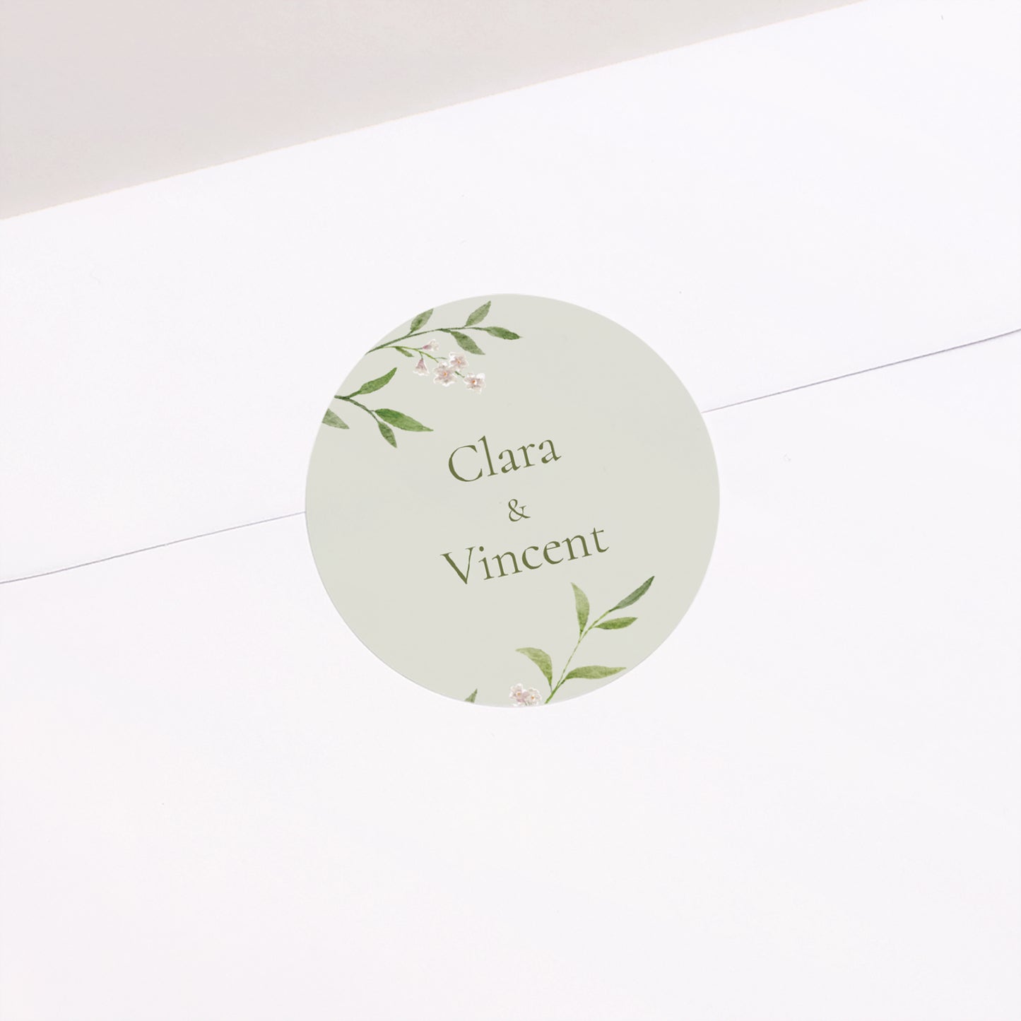 Sticker Hochzeit Rund Der Garten der Herzen foto N° 2
