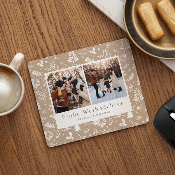 Mousepad Weihnachten Rechteck Weihnachtstraditionen foto