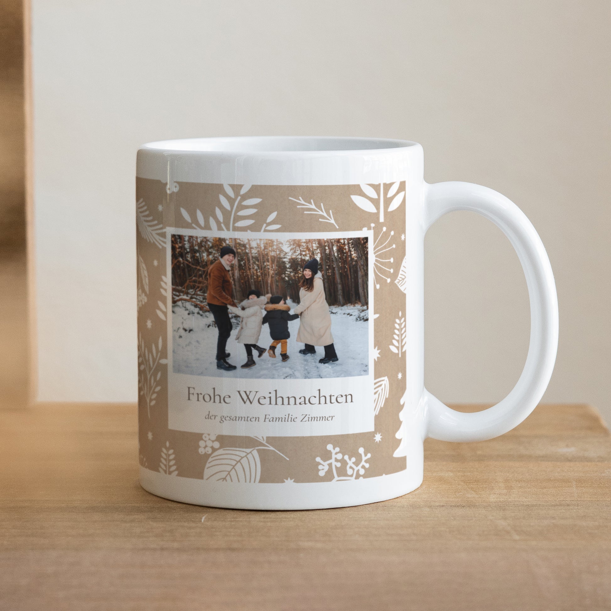 Tasse Weihnachten Weiß Weihnachtstraditionen foto N° 1