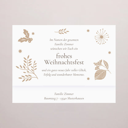 Personalisierte Schokoladenbox Weihnachten 6 Schokoladen Weihnachtstraditionen foto N° 4
