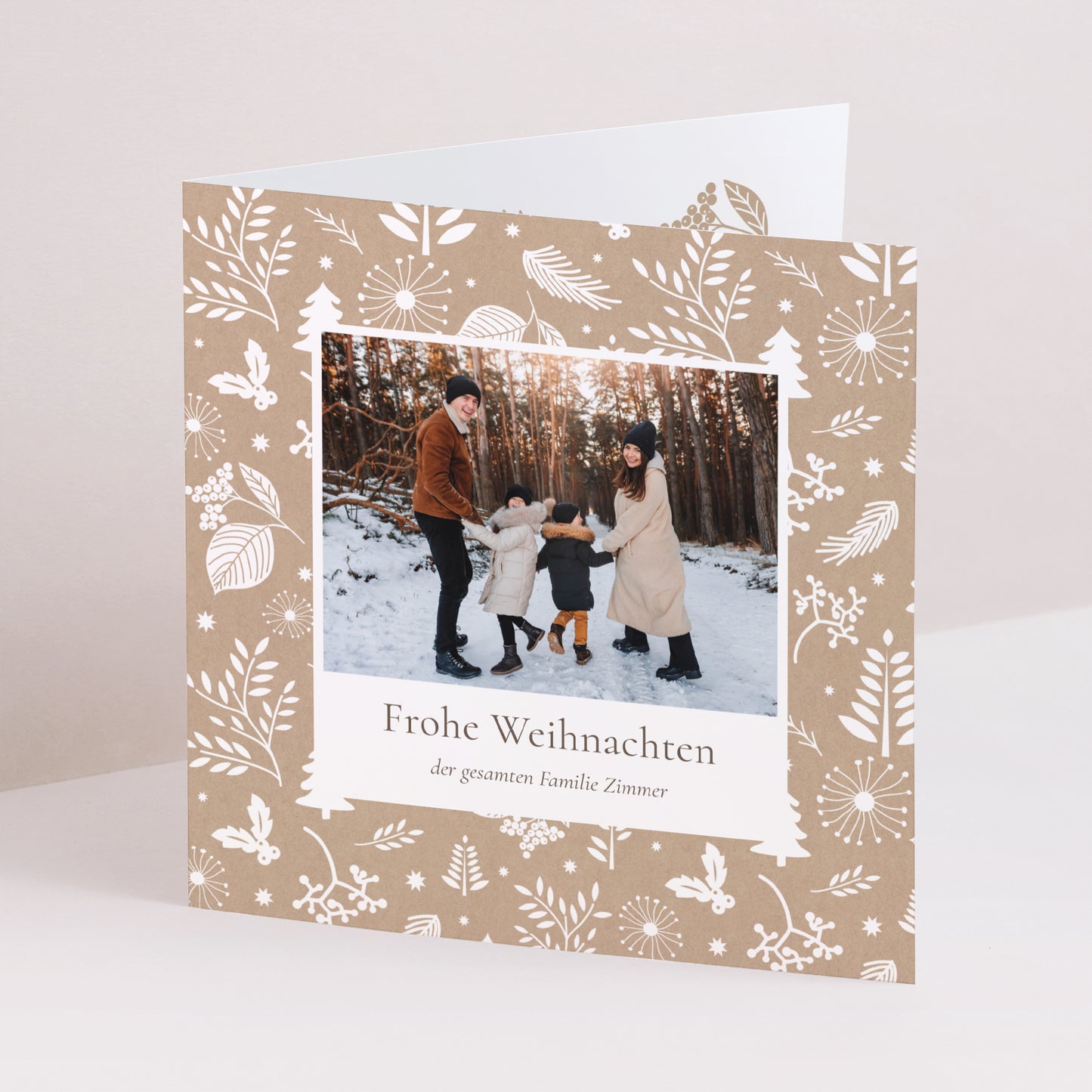 Weihnachtskarte Weihnachten Doppelflügelfenster Weihnachtstraditionen foto N° 1