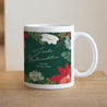 Tasse Weihnachten Weiß Weihnachtskranz foto N° 1