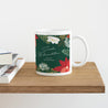 Tasse Weihnachten Weiß Weihnachtskranz foto N° 4