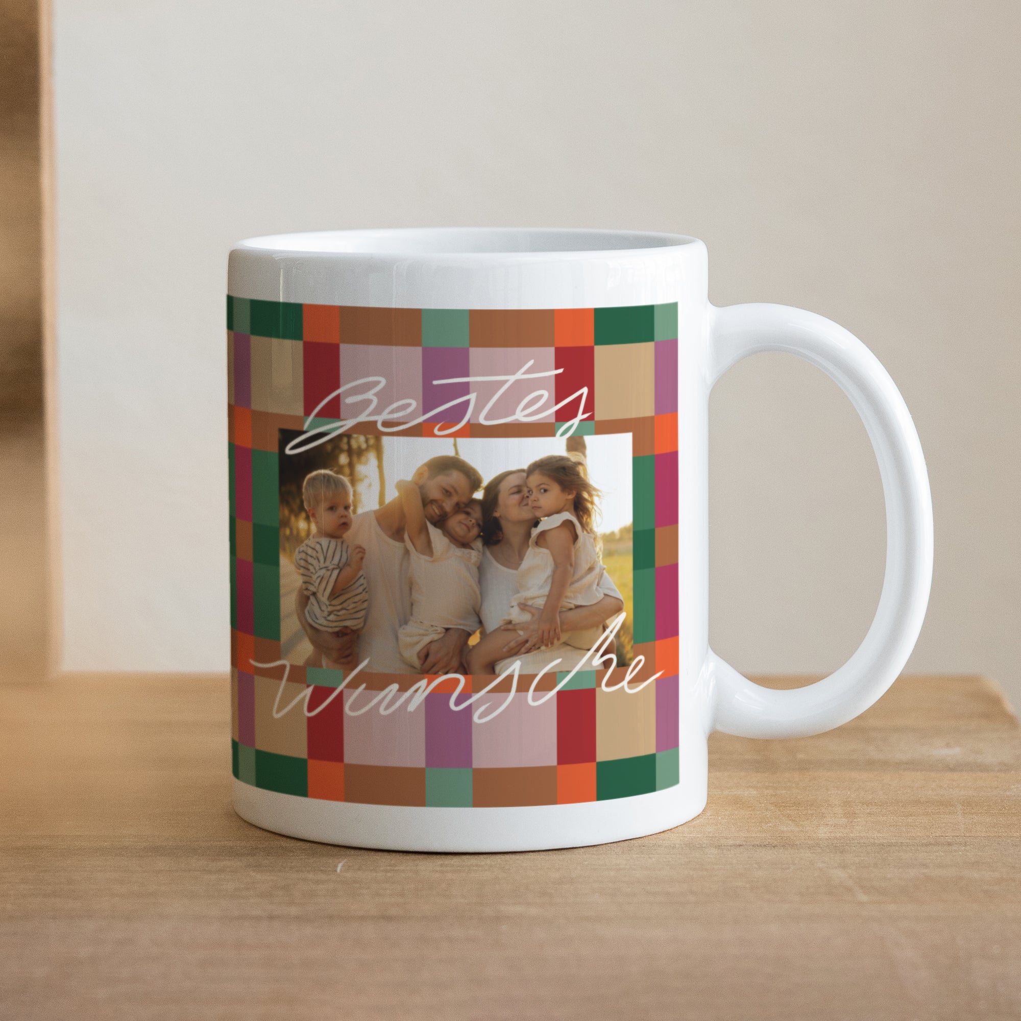 Tasse Weihnachten Weiß Buntes Weihnachten foto N° 1