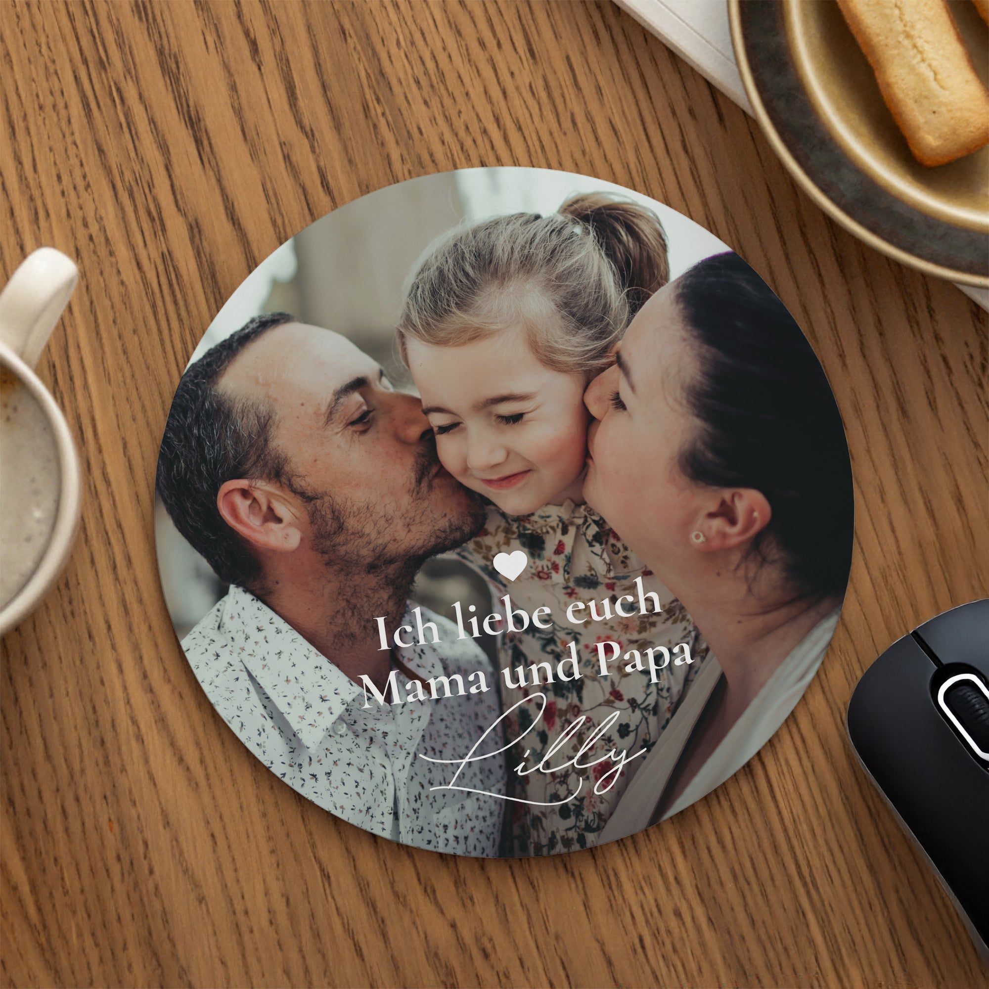 Mousepad Objekte Rund Erinnerungen zum Mitnehmen foto N° 1