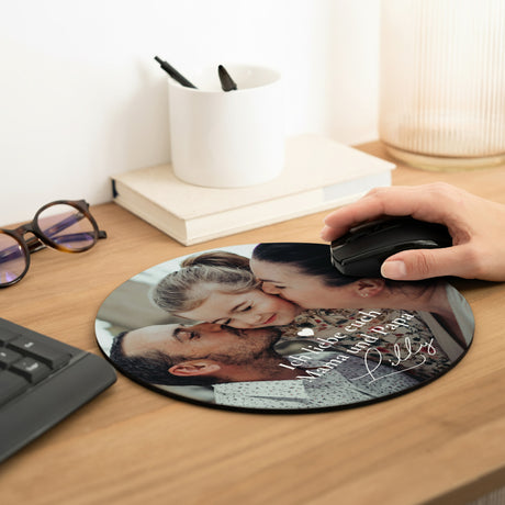 Mousepad Objekte Rund Erinnerungen zum Mitnehmen