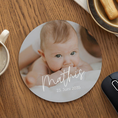 Mousepad Objekte Rund Meine kleine Welt foto N° 1