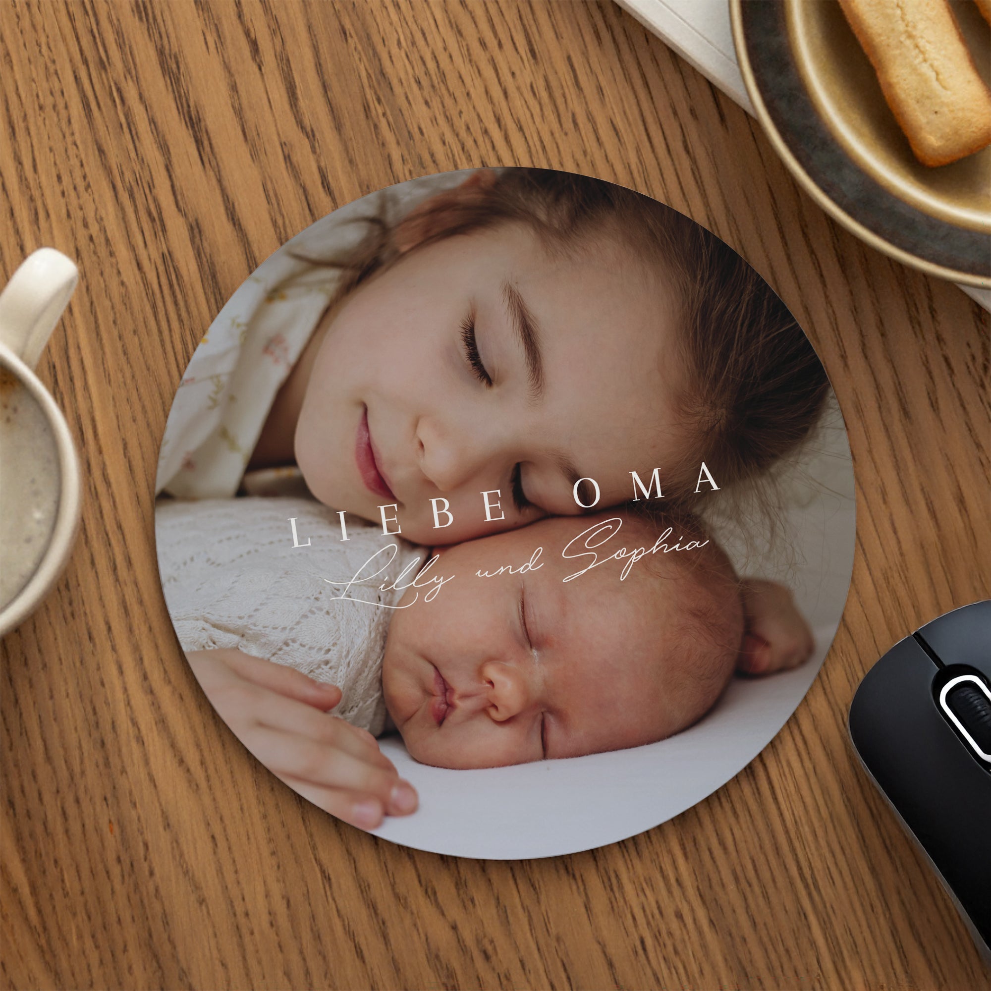 Mousepad Objekte Rund Herzen Vereint foto N° 1