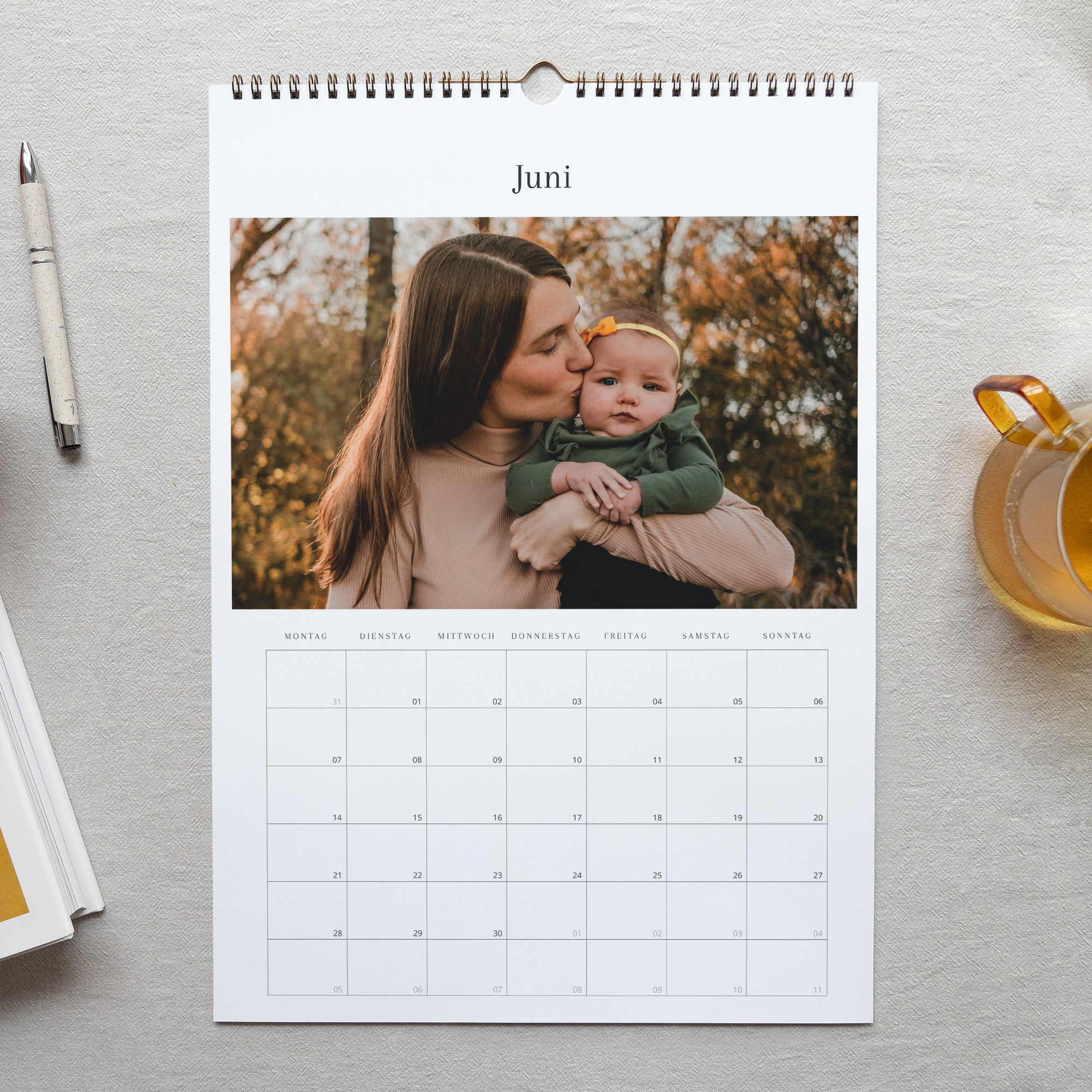 Kalender Weihnachten Wandgemälde A3 Familienerinnerungen foto N° 2