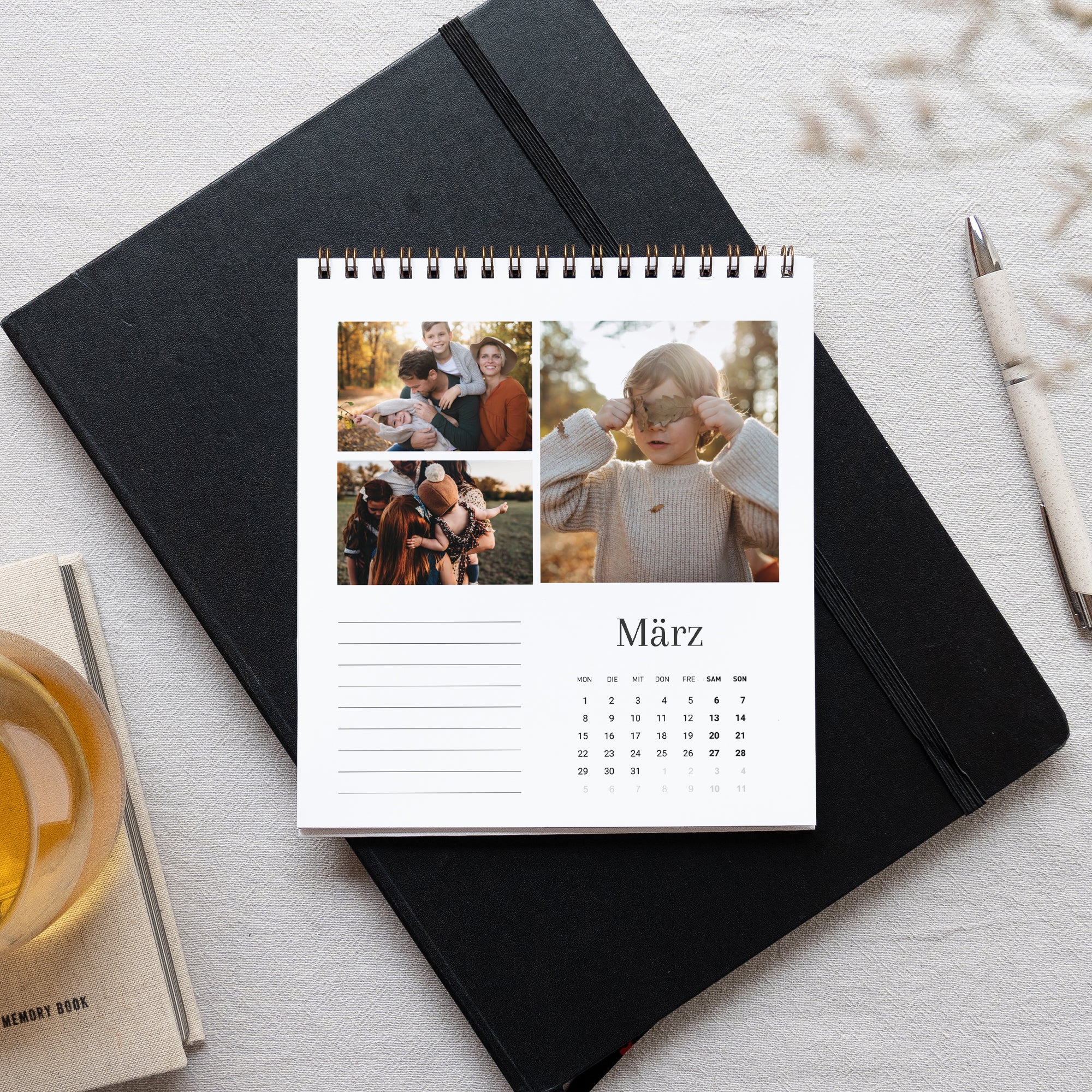Kalender Weihnachten Büro, Staffelei Familienerinnerungen foto N° 3