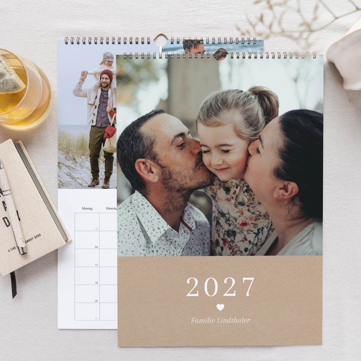 Kalender Weihnachten Wandgemälde A3 Instant Naturel foto N° 1