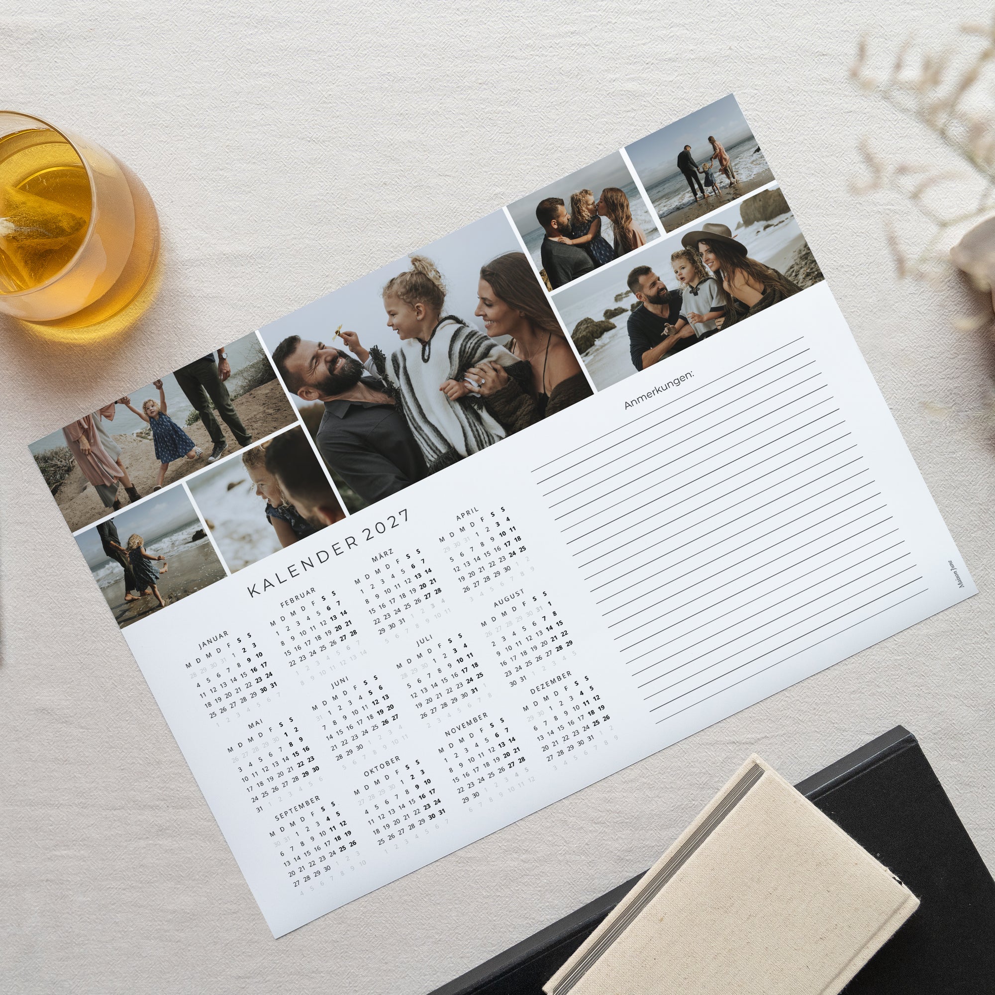 Kalender Weihnachten Einseitiges Landschaftslayou Zu unseren Momenten foto N° 1