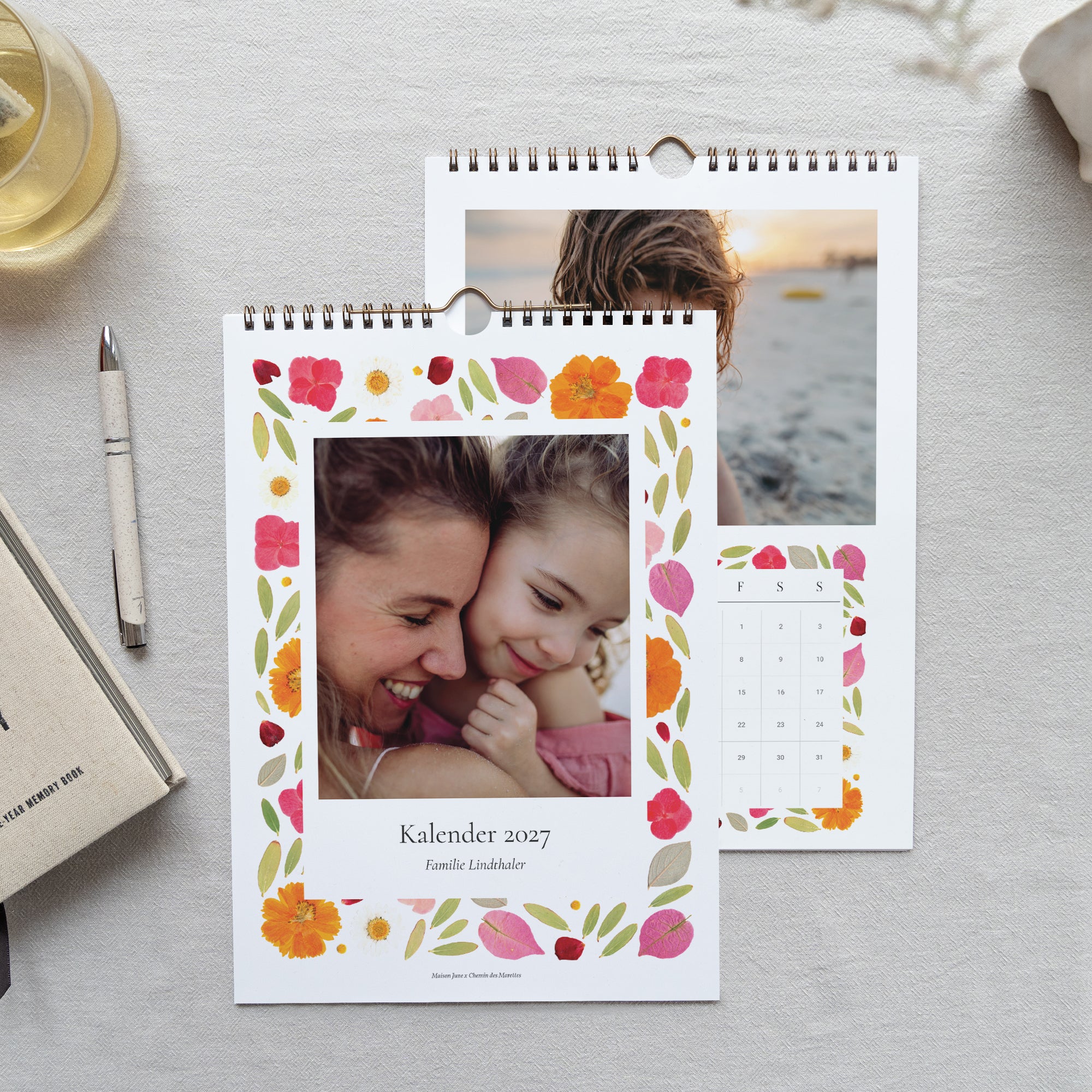 Kalender Weihnachten Wandbild A4 Blühende Momente foto N° 1