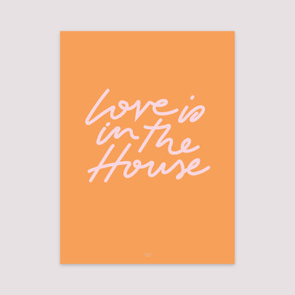 Poster Objekte Porträt Die Liebe ist im Haus. foto N° 2