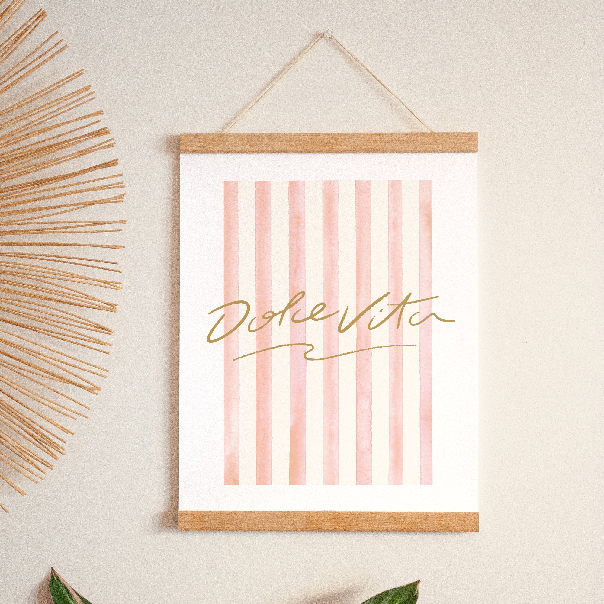 Poster Objekte Porträt Die süße rosa Lebensart foto N° 1