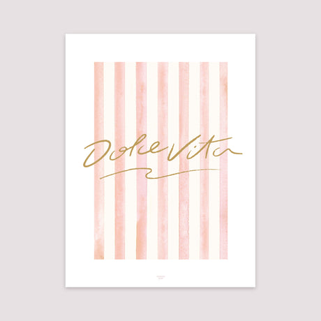 Poster Objekte Porträt Die süße rosa Lebensart