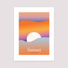 Poster Objekte Porträt Sonnenuntergang foto N° 2