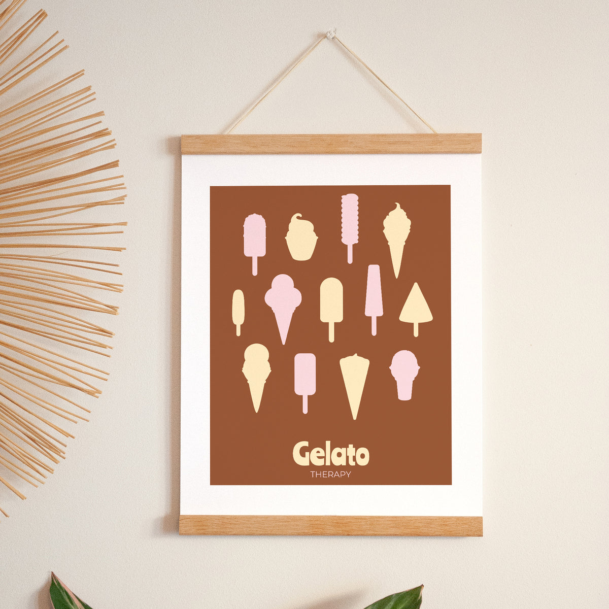 Poster Objekte Porträt Gelato-Therapie foto N° 1