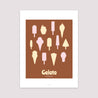 Poster Objekte Porträt Gelato-Therapie foto N° 2