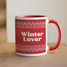 Tasse Weihnachten Rot Winterliebhaber foto N° 1