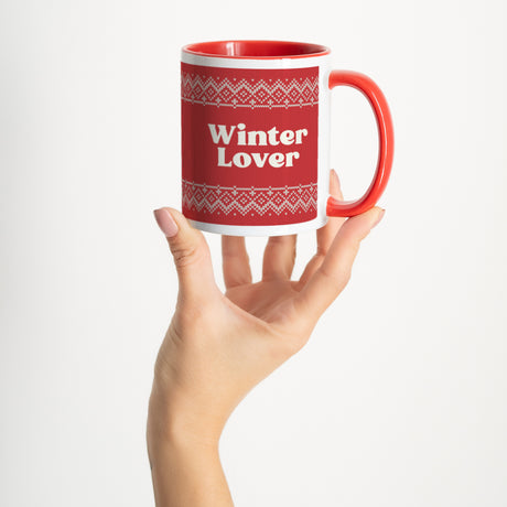 Tasse Weihnachten Rot Winterliebhaber