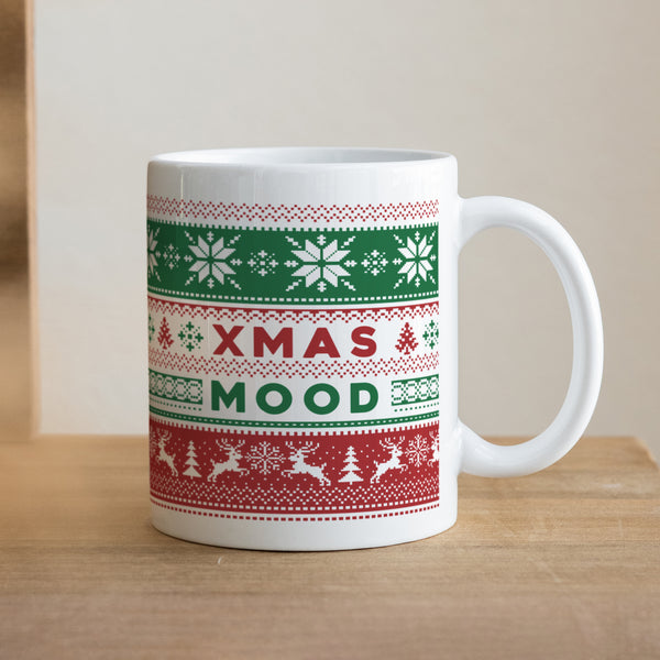 Tasse Weihnachten Weiß Weihnachtsstimmung foto