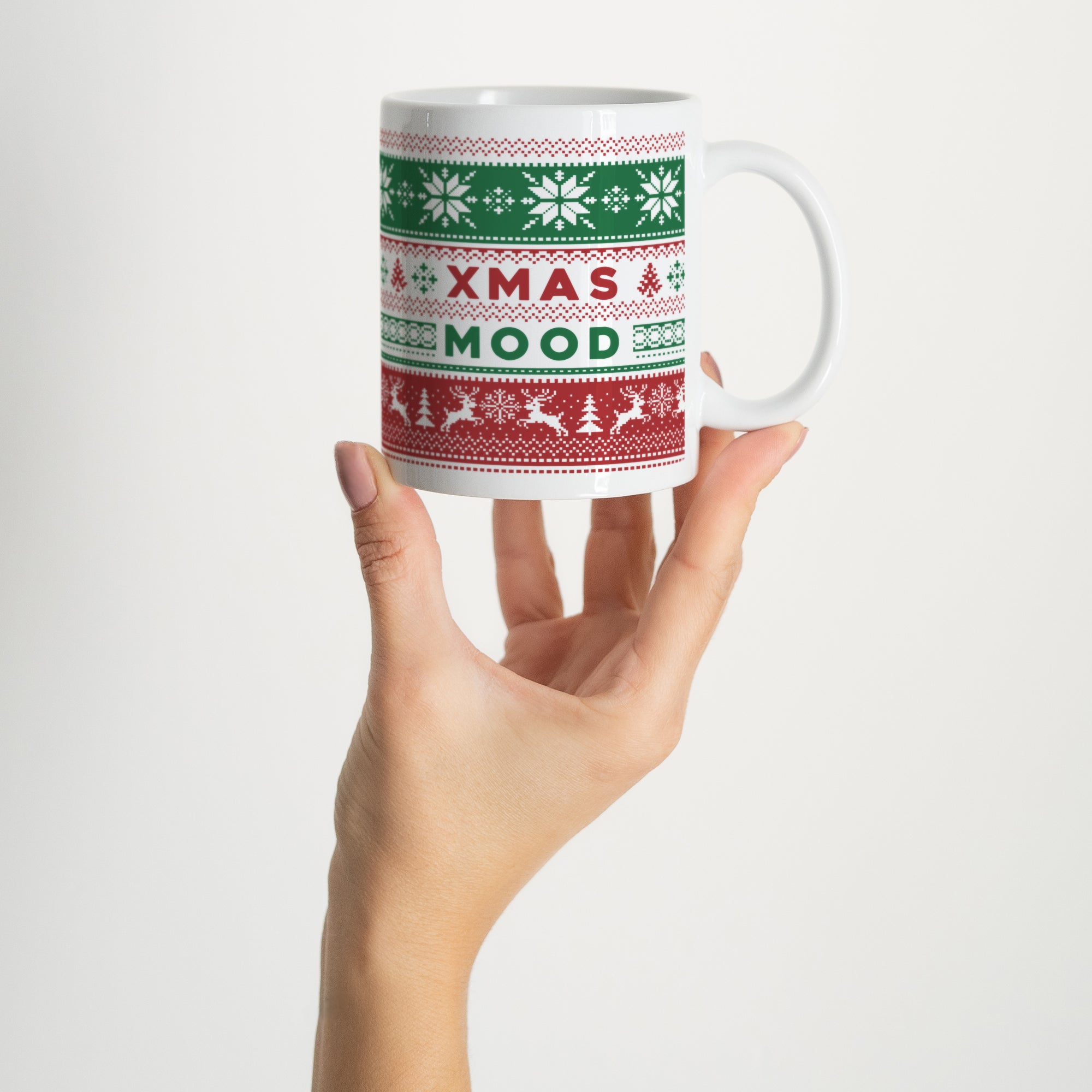 Tasse Weihnachten Weiß Weihnachtsstimmung foto N° 2