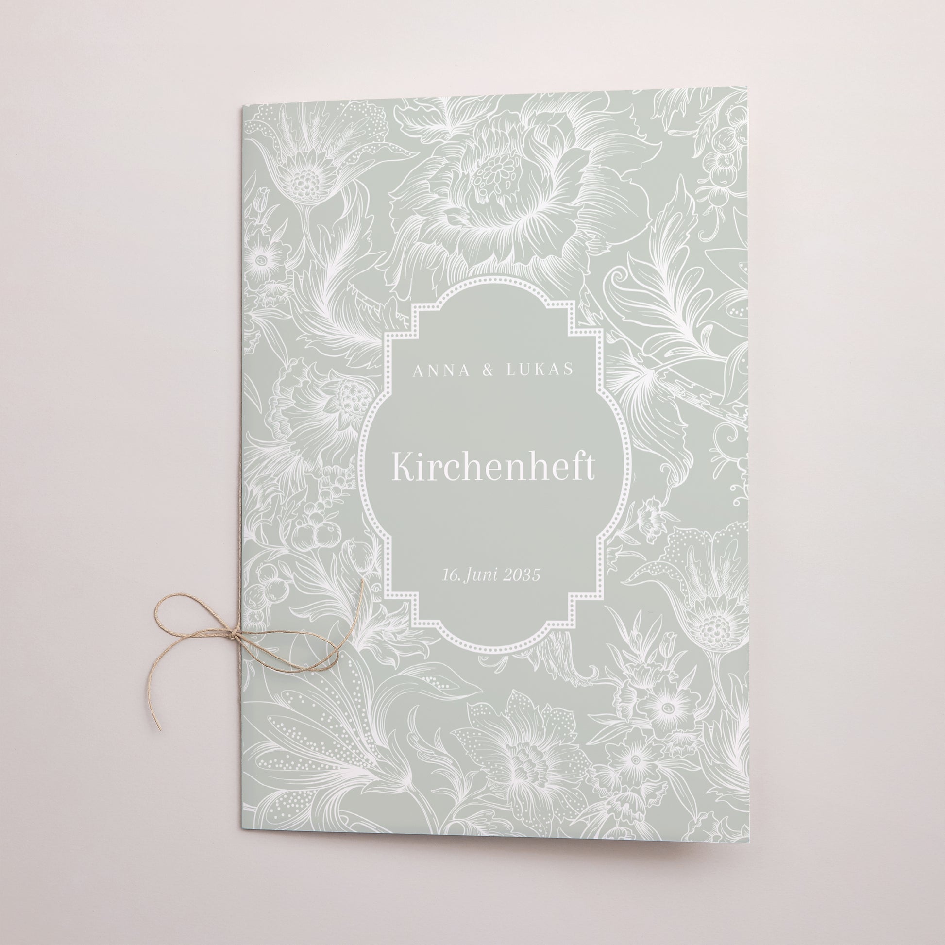 Kirchenheft Hochzeit Doppelflügel Garten der Eleganz foto N° 1