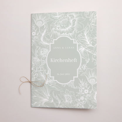 Kirchenheft Hochzeit Doppelflügel Garten der Eleganz foto N° 1