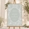 Begrüßungstafel Hochzeit Porträt 60 x 90 cm Garten der Eleganz foto N° 1